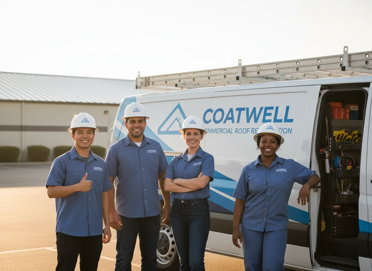 Commercial roof coating company in Marengo, WI